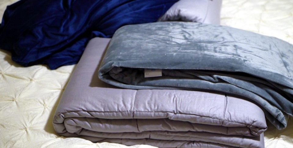 folded weighted blanket